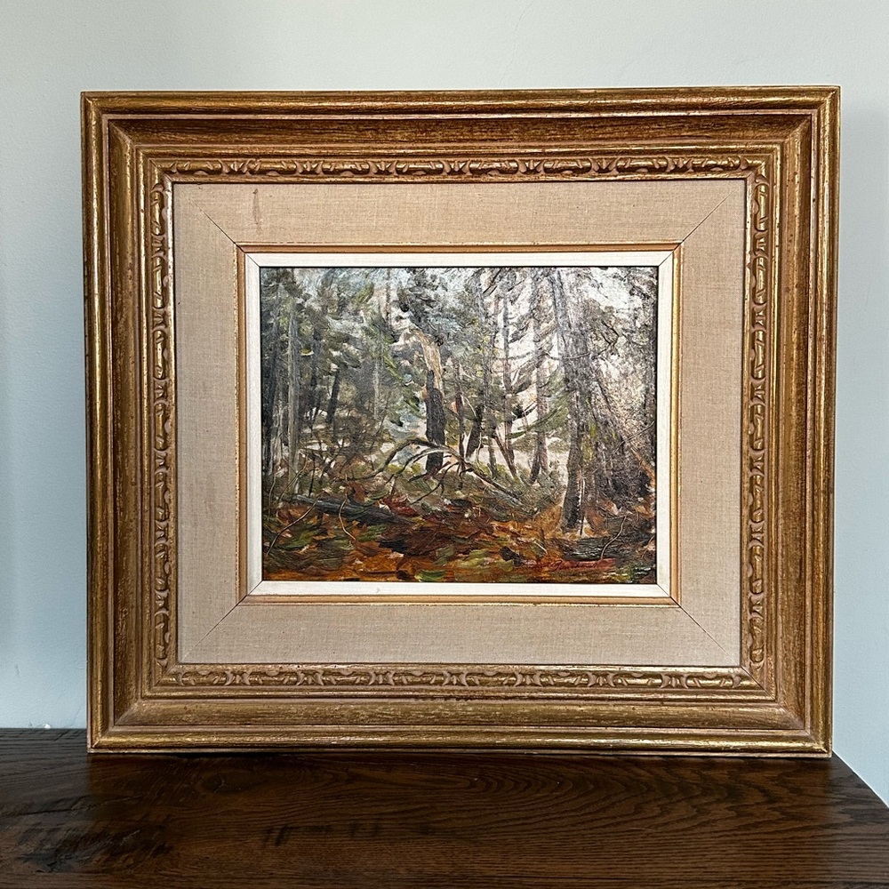 Lorne Bouchard “Stanley Park” Oil on Board